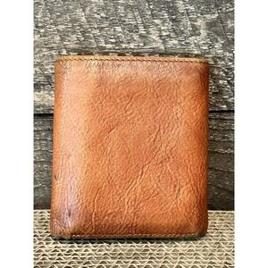 Ciephia Men's RFID Blocking Trifold Leather Wallet Brown